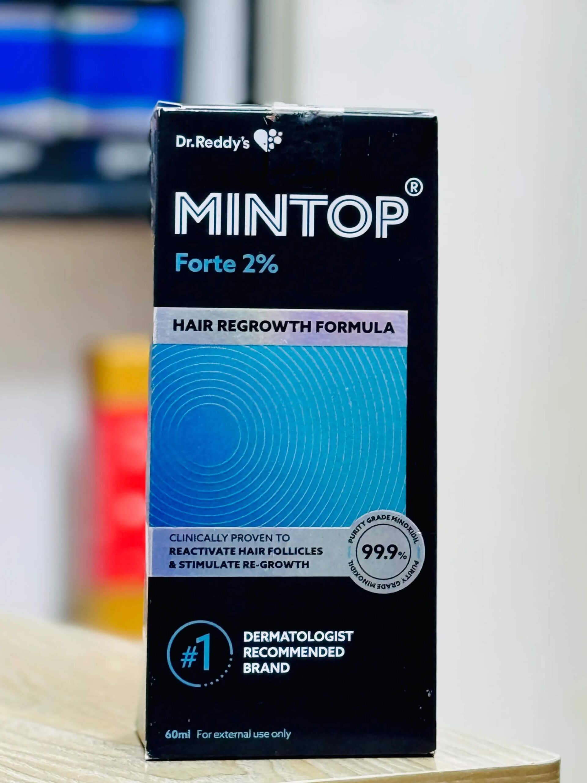 Dr. Reddy's Minoxidil Topical Solution USP 2% Mintop Forte Hair Restore Formula