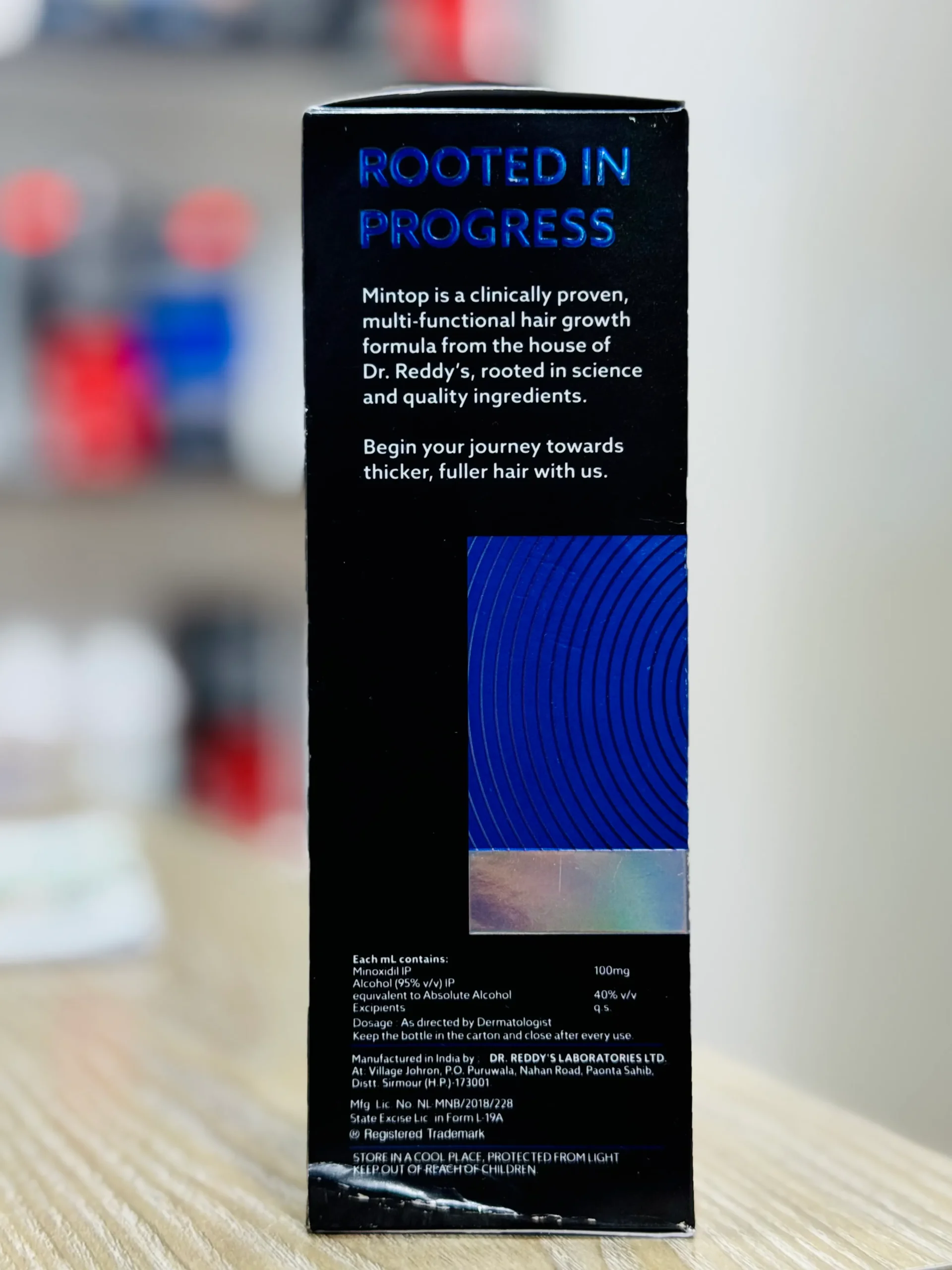 Dr. Reddy's Minoxidil Topical Solution USP 2% Mintop Forte Hair Restore Formula - Image 3