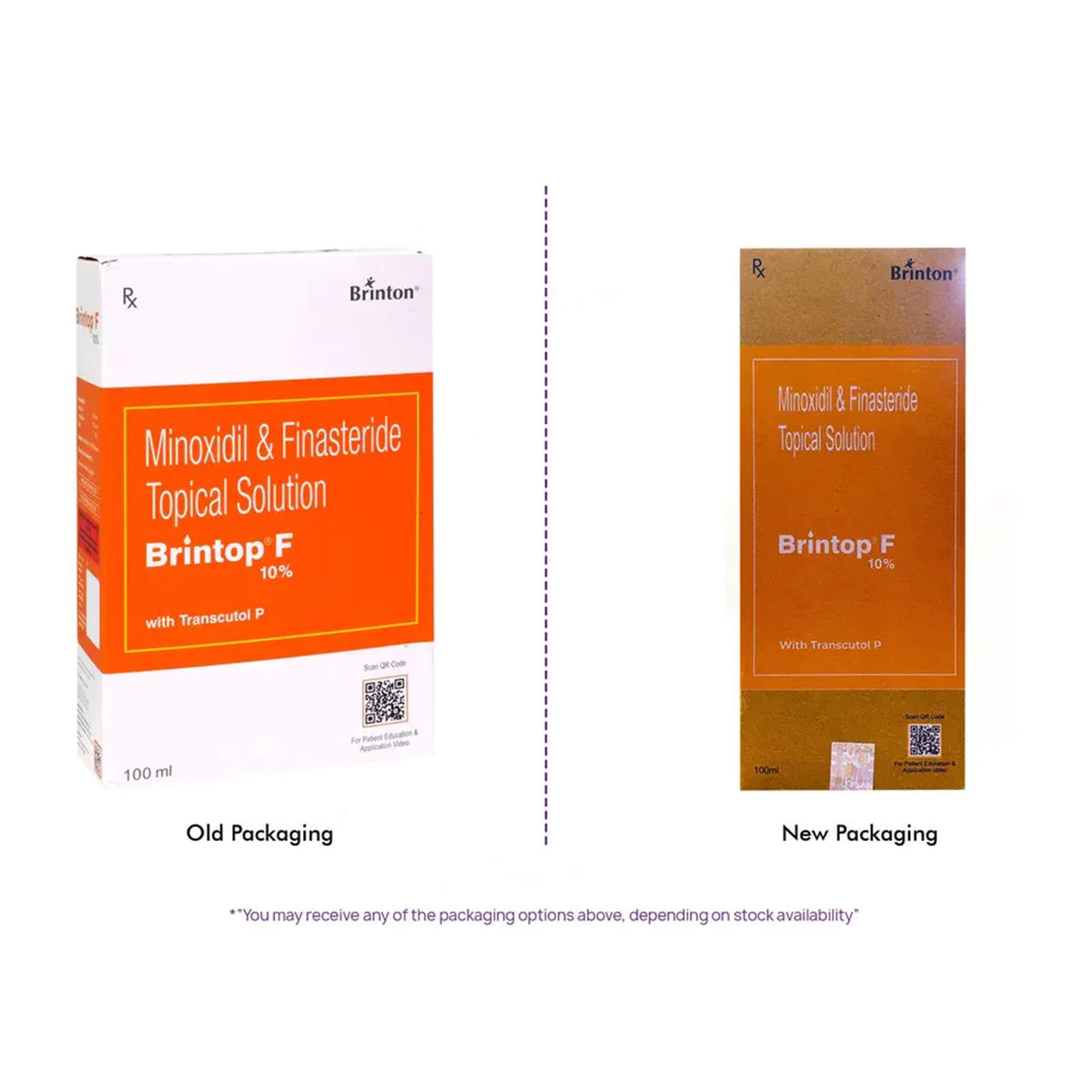 Brintop F 10% Topical Solution (Minoxidil + Finersteride)-100ml - Image 2