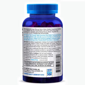 21st Century Zoo Friends Multi Gummies Plus Extra C - 60 Gummies | Kids Multivitamin with Immune Support