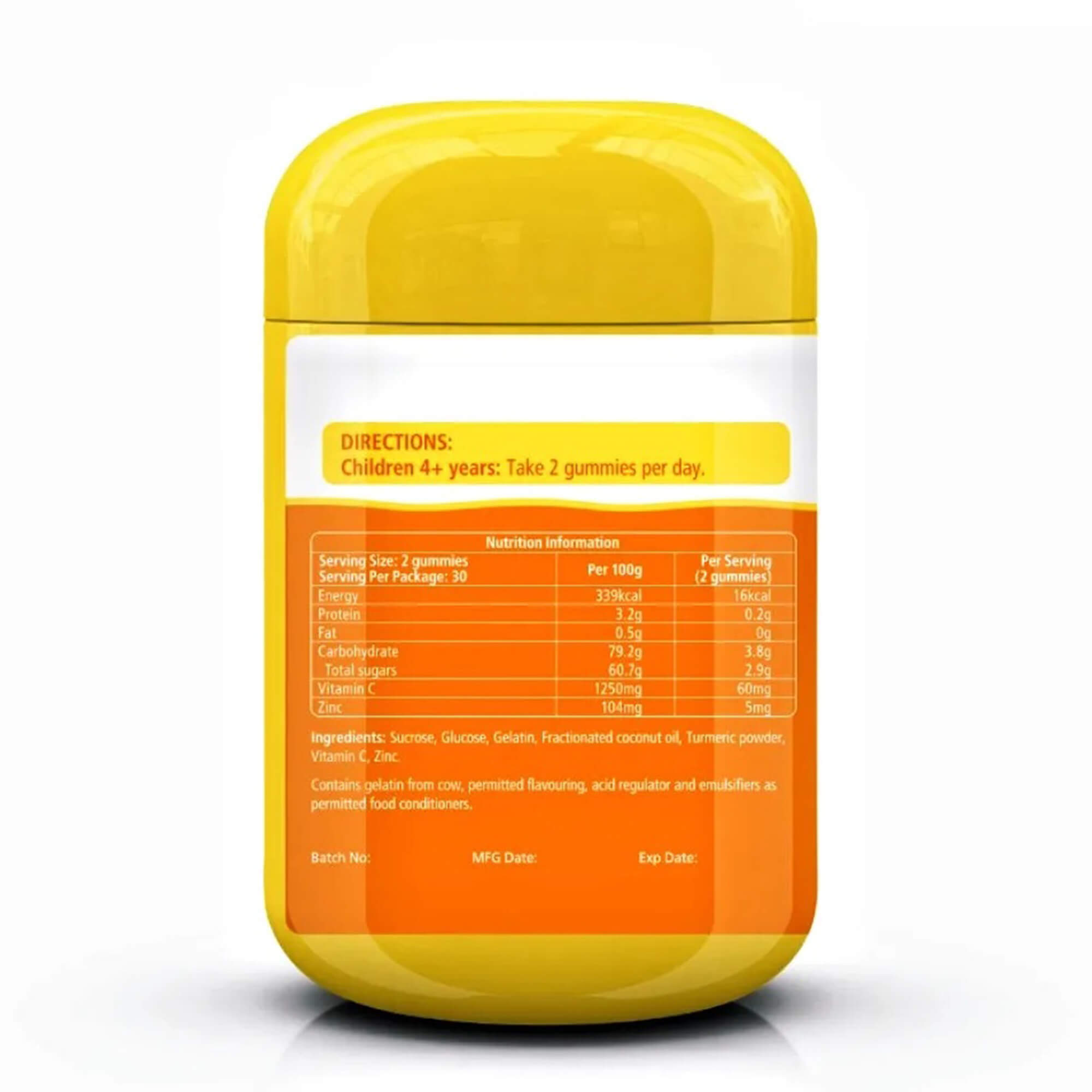 Nature’s Way Kids A+ VitaGummies Vitamin C & Zinc Gummies 60s - Image 3