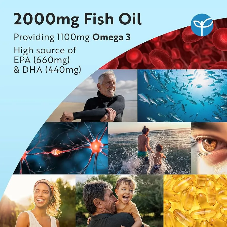 Nutravita Omega 3 High Strength 2000mg with 660mg EPA & 440mg DHA, 240 Softgels - Image 7