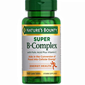 Nature's Bounty Super B Complex Vitamins with Vitamin C & Folic Acid 150 Tablets
